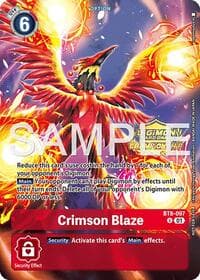 Crimson Blaze (Championship 25-26 Tamers Pack Season 1) - New Awakening - Digimon Card Game card