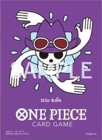 One Piece Card Game Official Sleeves - Premium Nico Robin (70-Pack) - Bandai Card Sleeves - Card Sleeves card