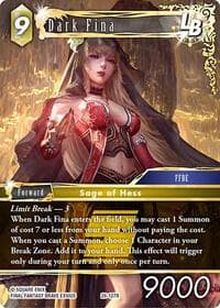 Dark Fina LB - Gunslinger in the Abyss - Final Fantasy TCG card