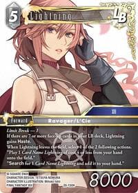 Lightning LB - Gunslinger in the Abyss - Final Fantasy TCG card