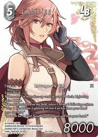 Lightning LB (Full Art) - Gunslinger in the Abyss - Final Fantasy TCG card