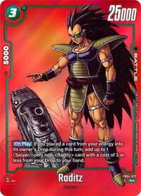 Raditz (Limited Pack MANGA Version 01) - Tournament and Championship Promos - Dragon Ball Super: Fusion World card