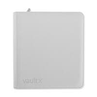 Vault X Zip Binder Exo-Tec - White 12 Pocket - Vault X Card Binders - Storage Albums card