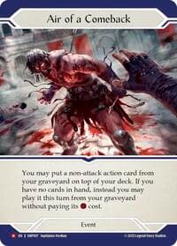 Air of a Comeback - Smash Palace - Flesh and Blood TCG card