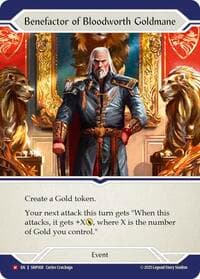 Benefactor of Bloodworth Goldmane - Smash Palace - Flesh and Blood TCG card
