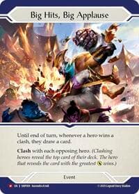 Big Hits, Big Applause - Smash Palace - Flesh and Blood TCG card