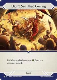 Didn't See That Coming - Smash Palace - Flesh and Blood TCG card