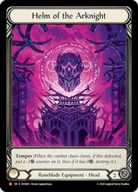 Helm of the Arknight - Armory Deck: Legends Viserai - Flesh and Blood TCG card