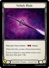 Nebula Blade - Armory Deck: Legends Viserai - Flesh and Blood TCG card
