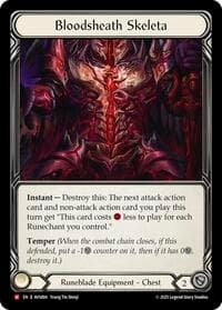 Bloodsheath Skeleta - Armory Deck: Legends Viserai - Flesh and Blood TCG card