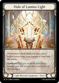 Halo of Lumina Light - Armory Deck: Legends Prism - Flesh and Blood TCG card