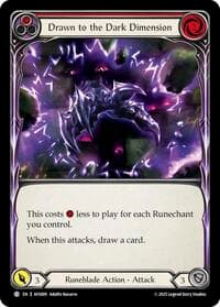 Drawn to the Dark Dimension (Red) - Armory Deck: Legends Viserai - Flesh and Blood TCG card