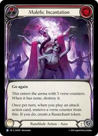 Malefic Incantation (Red) - Armory Deck: Legends Viserai - Flesh and Blood TCG card