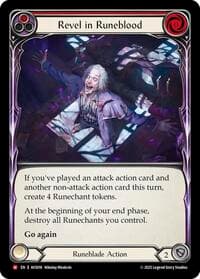 Revel in Runeblood (Red) - Armory Deck: Legends Viserai - Flesh and Blood TCG card