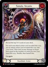 Sonata Arcanix (Red) - Armory Deck: Legends Viserai - Flesh and Blood TCG card
