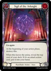 Sigil of the Arknight (Blue) - Armory Deck: Legends Viserai - Flesh and Blood TCG card