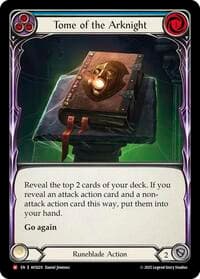 Tome of the Arknight (Blue) - Armory Deck: Legends Viserai - Flesh and Blood TCG card