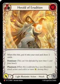Herald of Erudition - Armory Deck: Legends Prism - Flesh and Blood TCG card