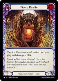 Pierce Reality - Armory Deck: Legends Prism - Flesh and Blood TCG card