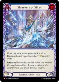 Shimmers of Silver - Armory Deck: Legends Prism - Flesh and Blood TCG card