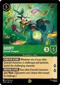Goofy - Emerald Champion - Disney Lorcana Promo Cards - Disney Lorcana card