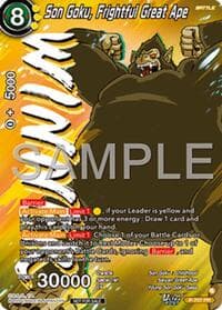 Son Goku, Frightful Great Ape (Ultra-Bout Series Tournament Pack Vol.13) (Winner) - Tournament Promotion Cards - Dragon Ball Super: Masters card