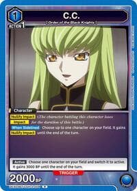 C.C. (004) - UEX03BT: CODE GEASS: Lelouch of the Rebellion Vol.2 - Union Arena card