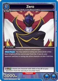 Zero (008) - UEX03BT: CODE GEASS: Lelouch of the Rebellion Vol.2 - Union Arena card