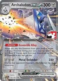 Archaludon ex - Prize Pack Series Cards - Pokemon card