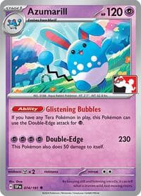 Azumarill - Prize Pack Series Cards - Pokemon card