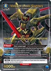 Vincent (Rolo Fighter) (SR*) - UEX03BT: CODE GEASS: Lelouch of the Rebellion Vol.2 - Union Arena card