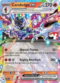 Ceruledge ex - Prize Pack Series Cards - Pokemon card