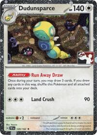 Dudunsparce - 129/162 (Cosmos Holo) - Prize Pack Series Cards - Pokemon card