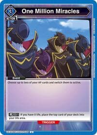 One Million Miracles - UEX03BT: CODE GEASS: Lelouch of the Rebellion Vol.2 - Union Arena card