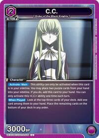 C.C. (039) - UEX03BT: CODE GEASS: Lelouch of the Rebellion Vol.2 - Union Arena card