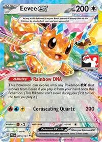 Eevee ex - Prize Pack Series Cards - Pokemon card