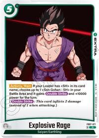 Explosive Rage - Wish For Shenron - Dragon Ball Super: Fusion World card