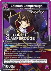 Lelouch Lamperouge (042) - UEX03BT: CODE GEASS: Lelouch of the Rebellion Vol.2 - Union Arena card