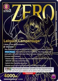 Lelouch Lamperouge (042) (SR***) - UEX03BT: CODE GEASS: Lelouch of the Rebellion Vol.2 - Union Arena card
