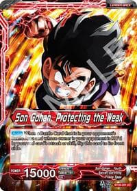 Son Gohan // Son Gohan, Protecting the Weak - Prismatic Clash - Dragon Ball Super: Masters card