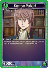 Kannon Maldini - UEX03BT: CODE GEASS: Lelouch of the Rebellion Vol.2 - Union Arena card