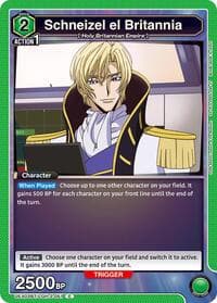 Schneizel el Britannia - UEX03BT: CODE GEASS: Lelouch of the Rebellion Vol.2 - Union Arena card