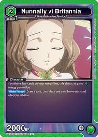 Nunnally vi Britannia - UEX03BT: CODE GEASS: Lelouch of the Rebellion Vol.2 - Union Arena card