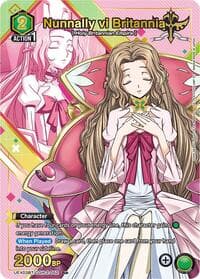 Nunnally vi Britannia (R*) - UEX03BT: CODE GEASS: Lelouch of the Rebellion Vol.2 - Union Arena card