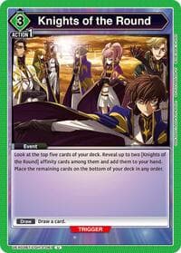 Knights of the Round - UEX03BT: CODE GEASS: Lelouch of the Rebellion Vol.2 - Union Arena card