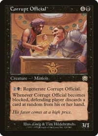 Corrupt Official - Mercadian Masques - Magic: The Gathering card