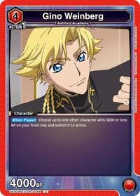 Gino Weinberg (068) - UEX03BT: CODE GEASS: Lelouch of the Rebellion Vol.2 - Union Arena card
