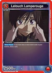 Lelouch Lamperouge (070) - UEX03BT: CODE GEASS: Lelouch of the Rebellion Vol.2 - Union Arena card