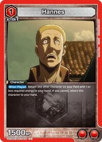 Hannes - UE10ST: Attack on Titan Starter Deck - Union Arena card