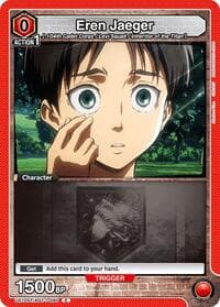 Eren Jaeger (090) - UE10ST: Attack on Titan Starter Deck - Union Arena card